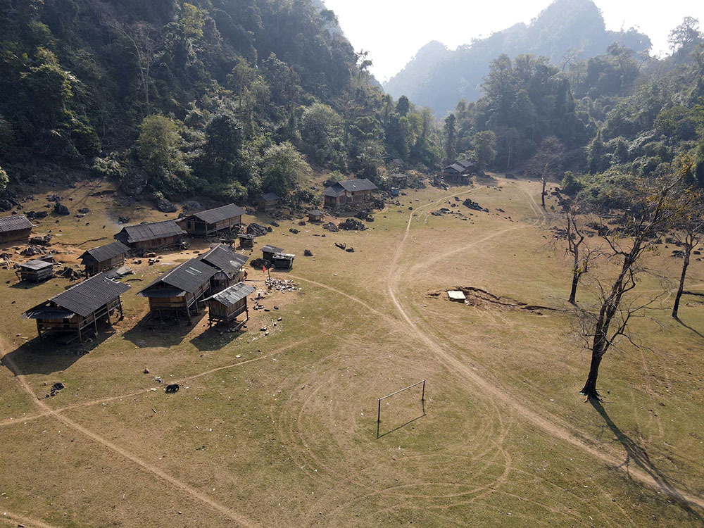 The primitive village from the above look. Photo: Duc Giang 