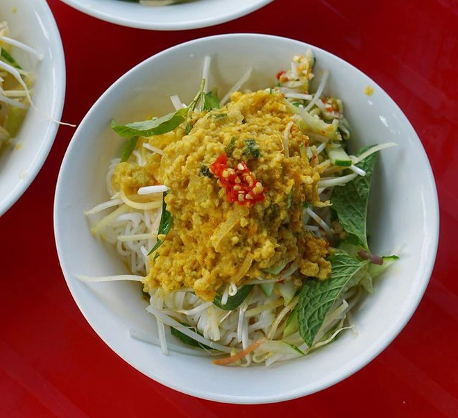 Bun ken is considered a traditional dish of Phu Quoc Island, even though it is not well-known for most tourists. Photo: Dantri