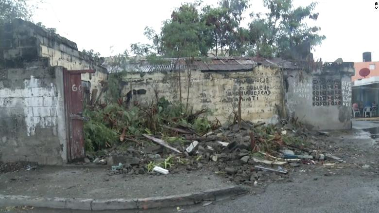 Tropical Storm Elsa battered parts of the Dominican Republic and Haiti on Saturday with heavy rain and high winds. Photo: CNN