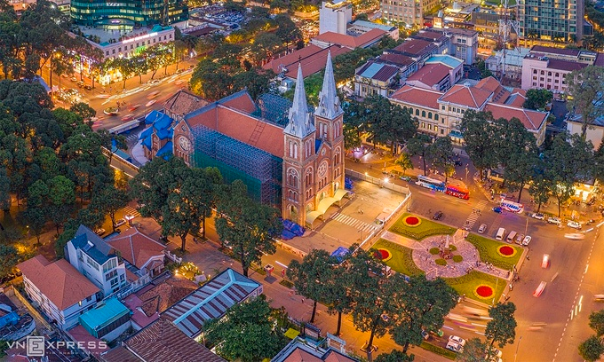 The Notre Dame Cathedral. Photo: VnExpress 