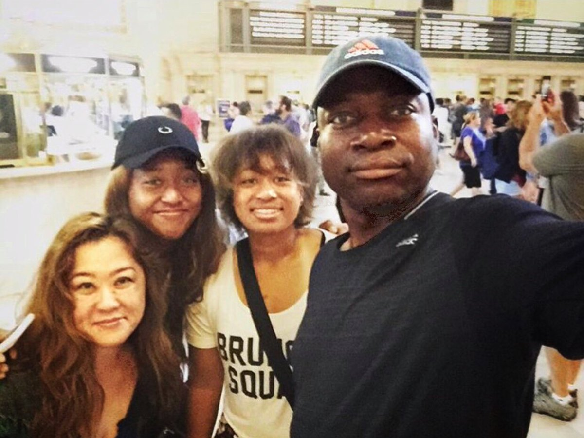 Naomi Osaka's family. Photo: Getty Images 