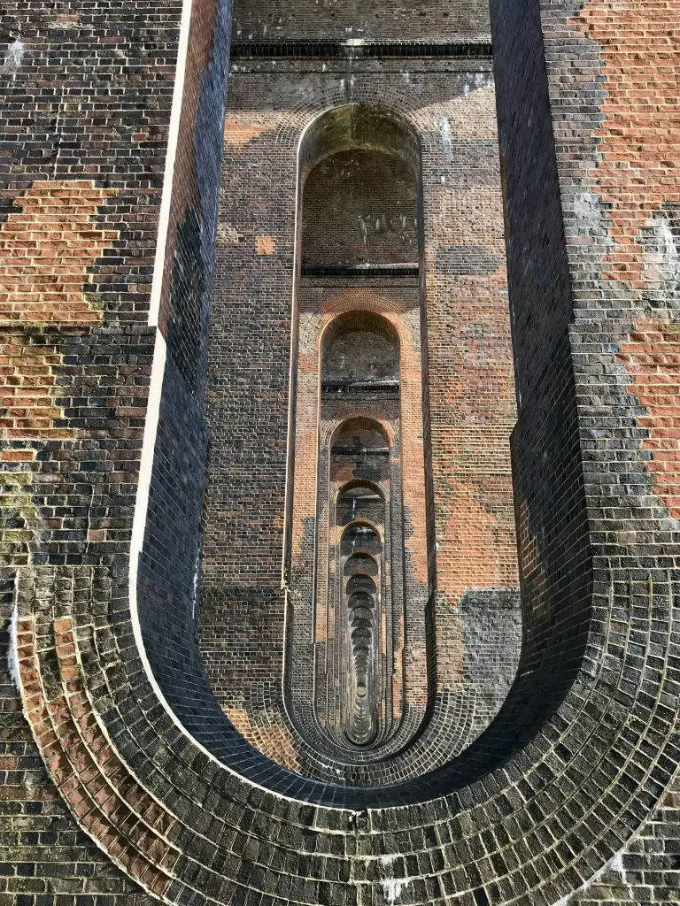 Looking through the arched vaulting underneath the viaduct.  (Image: Martin Burton/SussexLive)