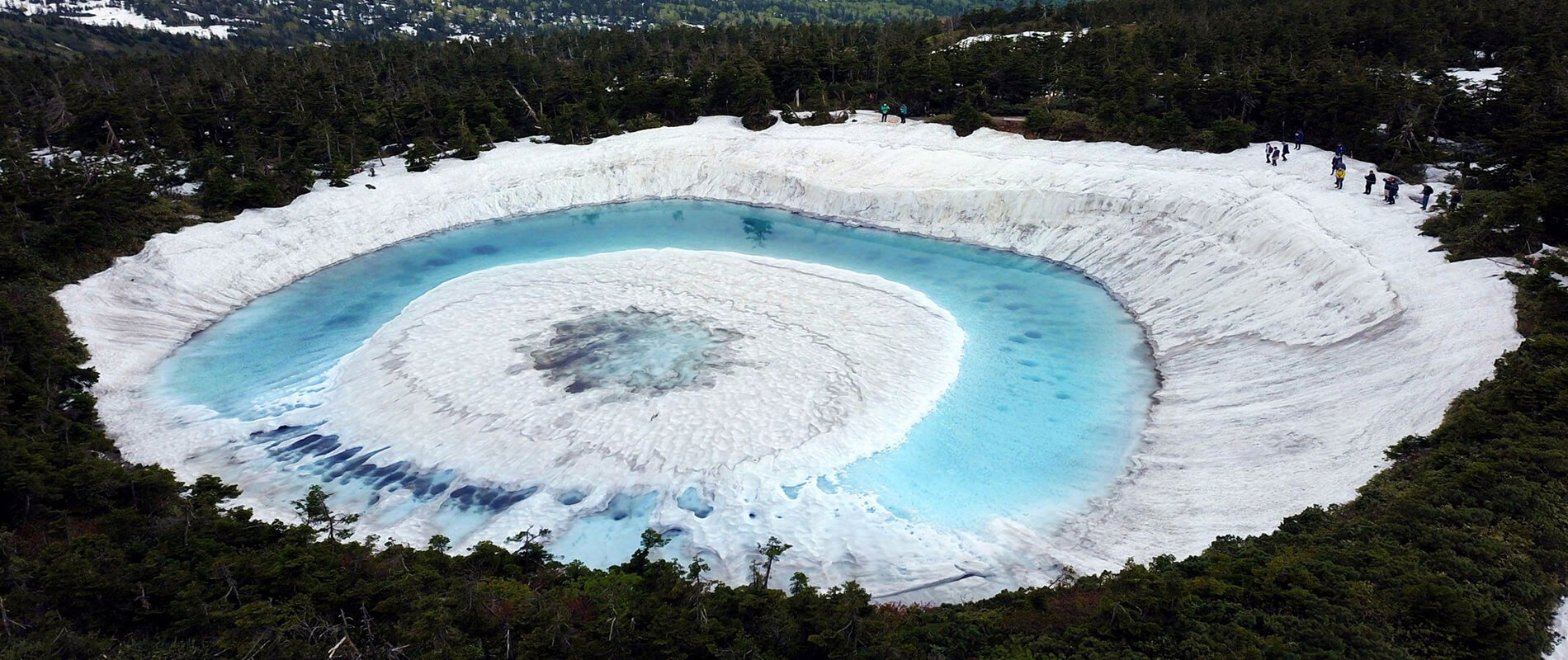 Mysterious Kagami Numa Lake Known as a "Magical Dragon’s Eye"