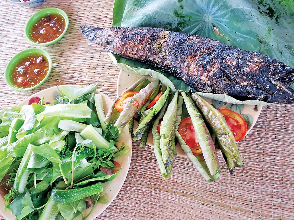 Grilled snakehead fish, a typical dish of the South of Vietnam. Photo: mekongsmiletour