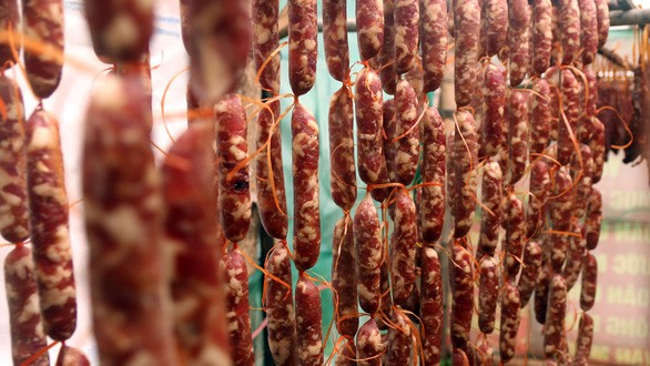 Lap Xuong is dry-cured in Nghe An Province, Vietnam. Photo: Dao Tho/ Tuoi Tre