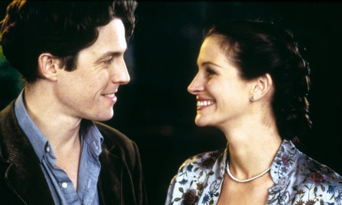 Bags of charm … Hugh Grant and Julia Roberts in Notting Hill. Photograph: Allstar/Polygram Filmed Entertainment