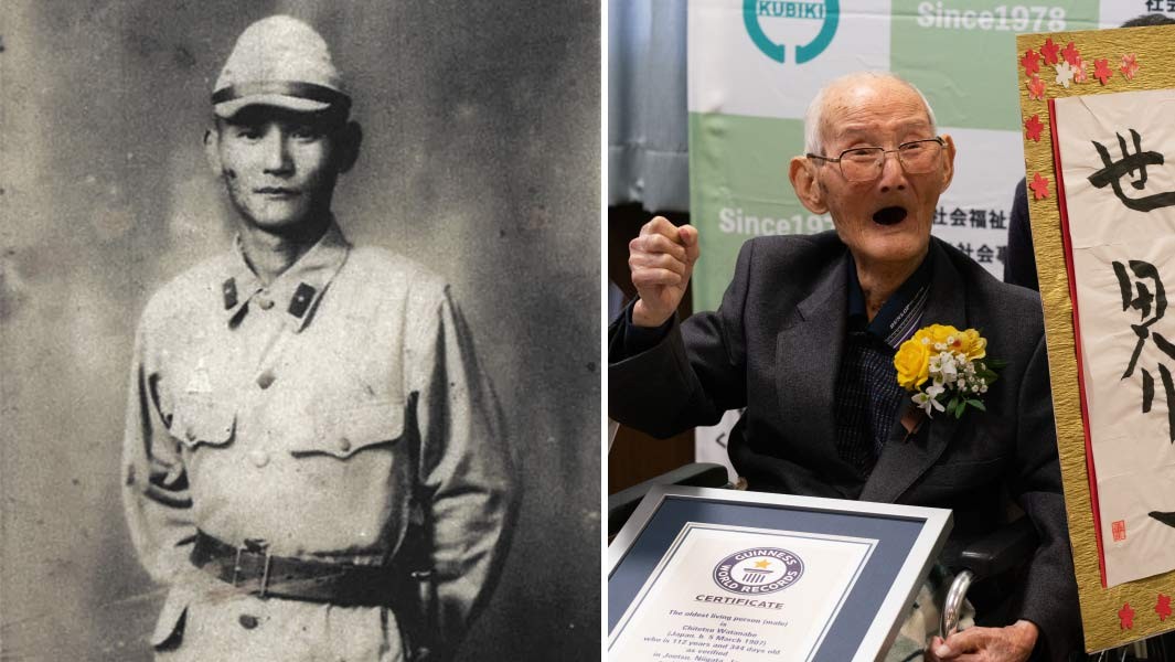 Japan's Chitetsu Watanabe confirmed as the world’s oldest man living at 112 years old. Photo: Guinness World Records