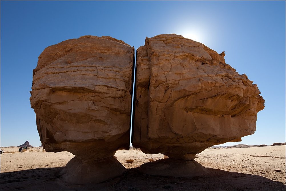 Natural Mystery: The Unique Al Naslaa Rock Formation of Saudi Arabi