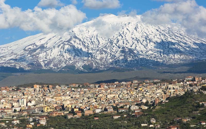 Mount Etna. Photo: Britannica 