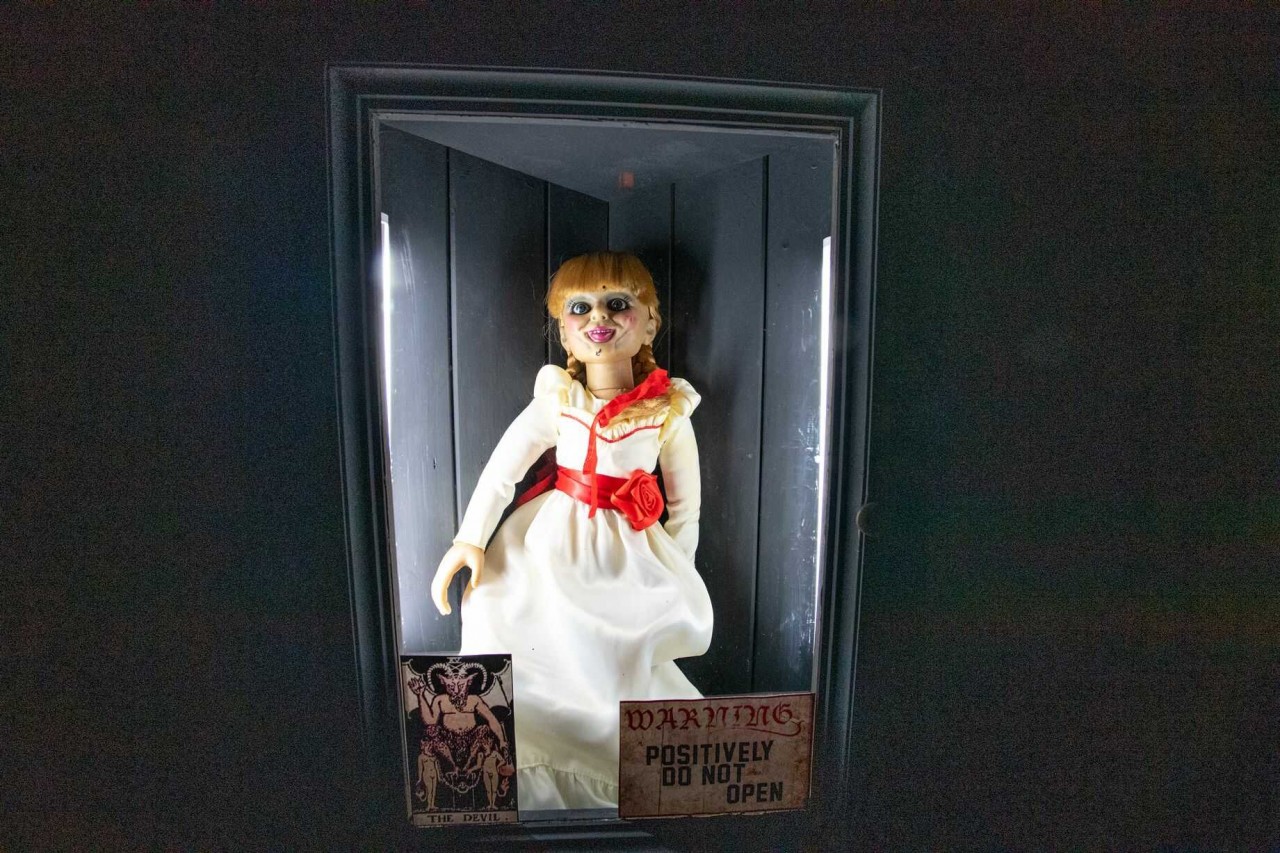 Replica Annabelle doll. Photo: Stroke on Trent Live 