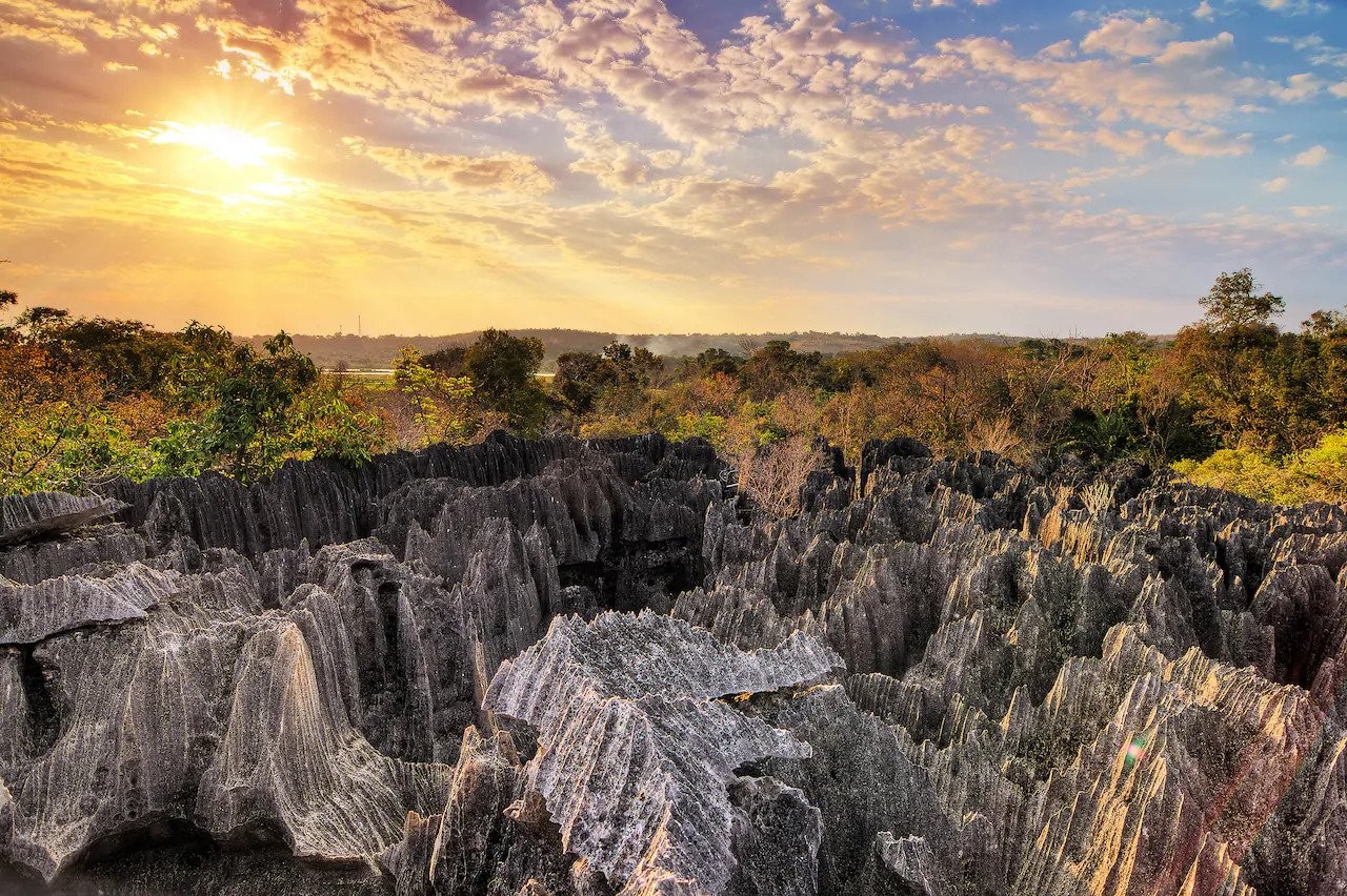 The Tsingy de Bemaraha Strict Nature Reserve CREDIT: DENNISVDWATER - FOTOLIA/DENNIS VAN DE WATER