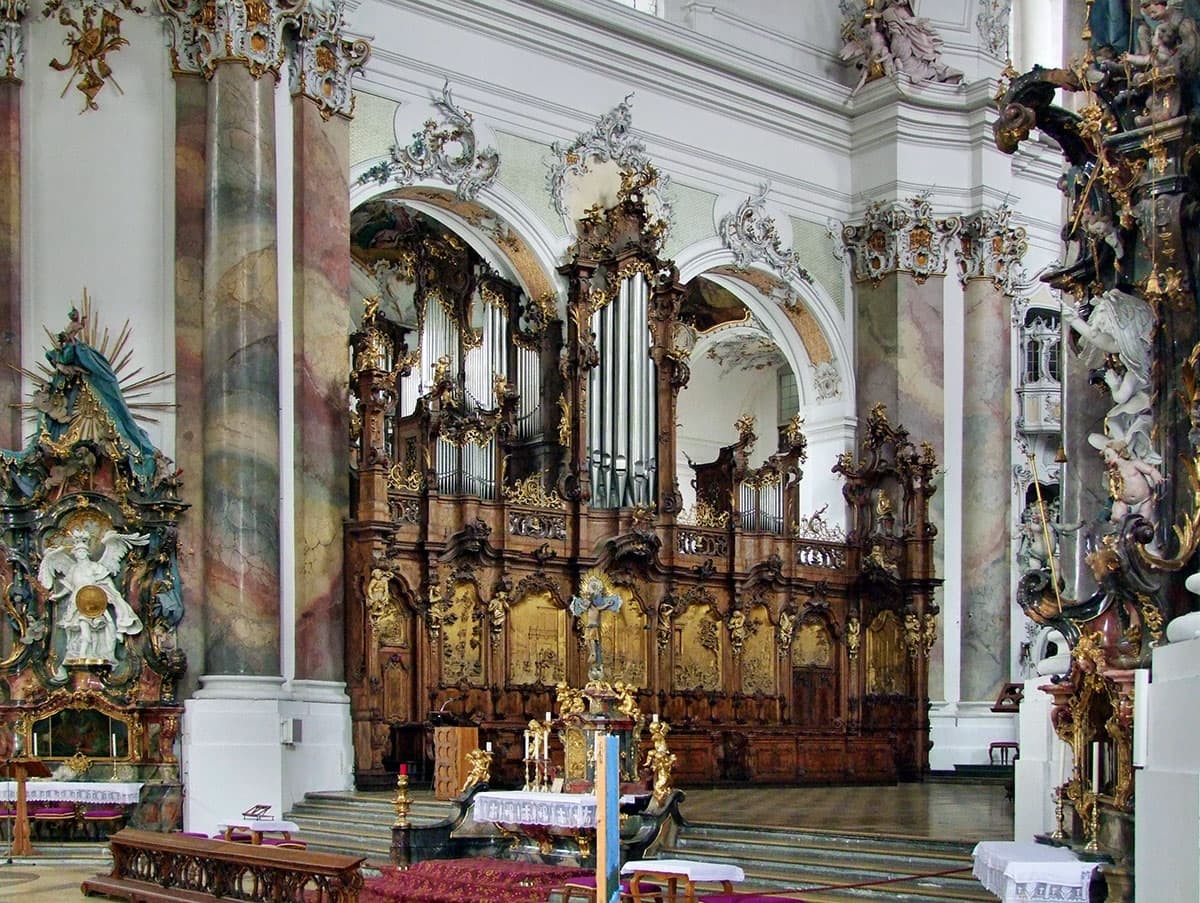 The old organ in Ottobeuren Basilica / Johannes Böckh & Thomas Mirtsch, Wikimedia Commons / CC BY-SA 3.0
