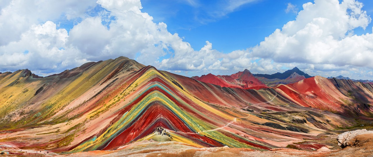 the most colorful mountains in the world