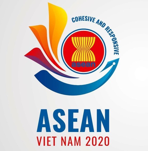 lotus national flower of vietnam is asean year 2020 logo