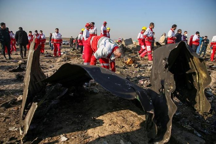 ukrainian jet was on fire before crash iran investigation said