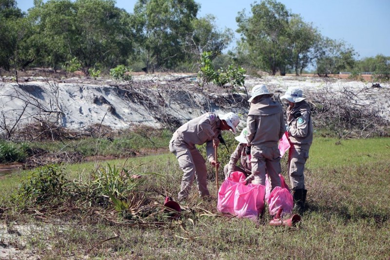 quang tri grenades near villagers garden safely destroyed