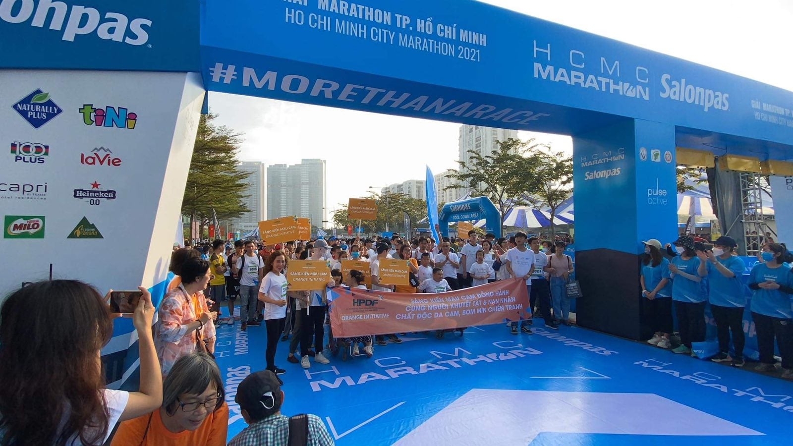 Orange initiative at hcmc marathon 2021