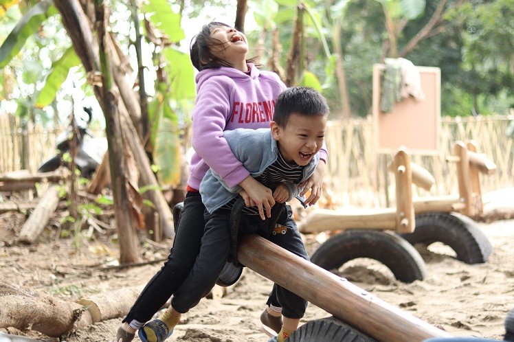 From Waste to Play Space: More Recycled Playground Opened for Kids in Hanoi