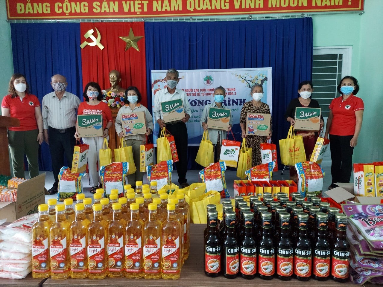 send the love gift giving for seniors children before lunar new year festival