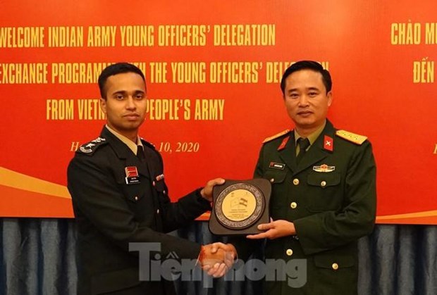 vietnamese indian young officers bolster exchange