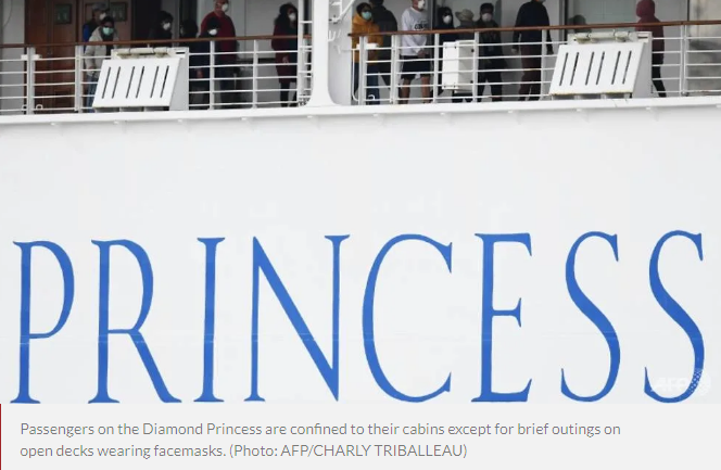 Countries to evacuate citizens on Diamond Princess ship while COVID-19 cases keep rising