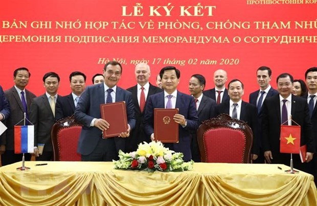 vietnam russia upgrade anti corruption cooperation