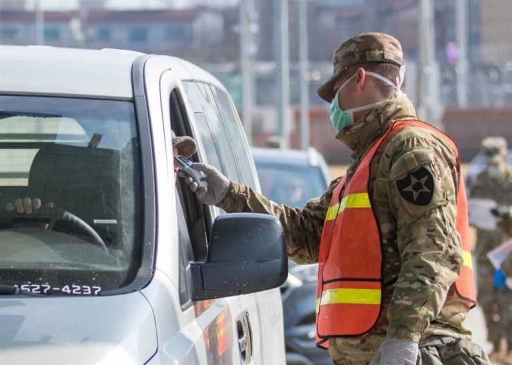 wife of us forces korea soldier coronavirus patient tests positive yonhap