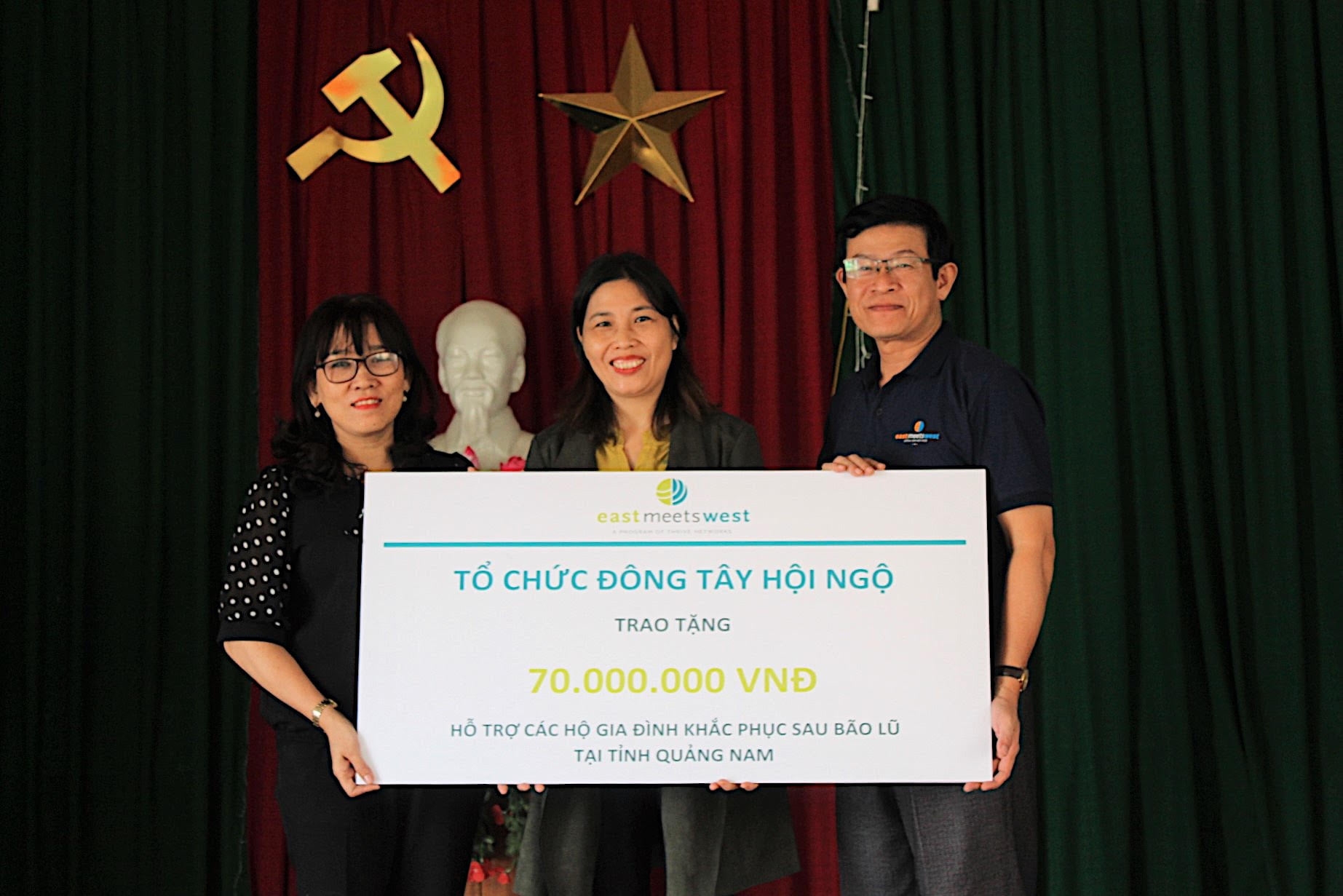 Quang nam: emwf supports flood hit people ahead of tet