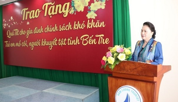 NA chairwoman calls for support to ensure happy tet disadvantaged people
