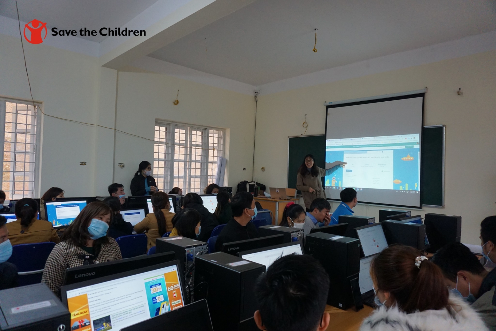 Digital training for primary school teachers and students in Lao Cai