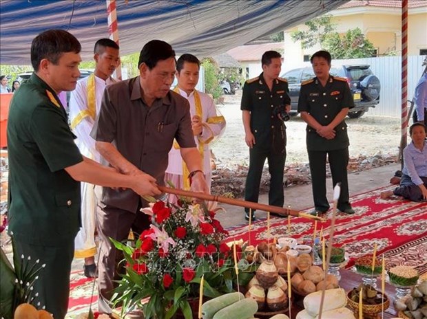 work on vietnam cambodia friendship monument in kampong speu started