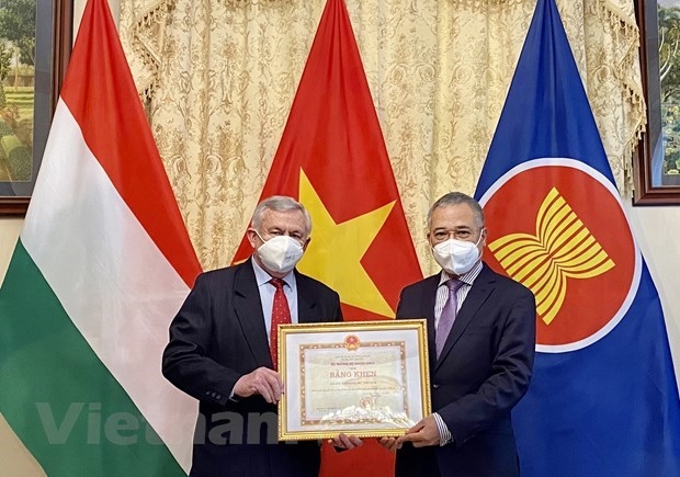 Hungary Vietnam Friendship Association honoured for active contributions to bilateral friendship