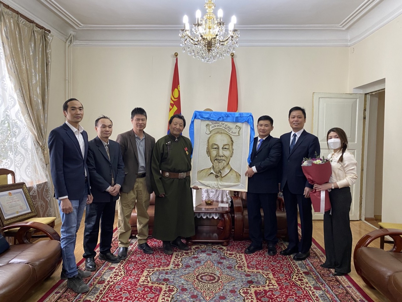 President of Mongolia - Vietnam Friendship Association Honoured with Friendship Medal