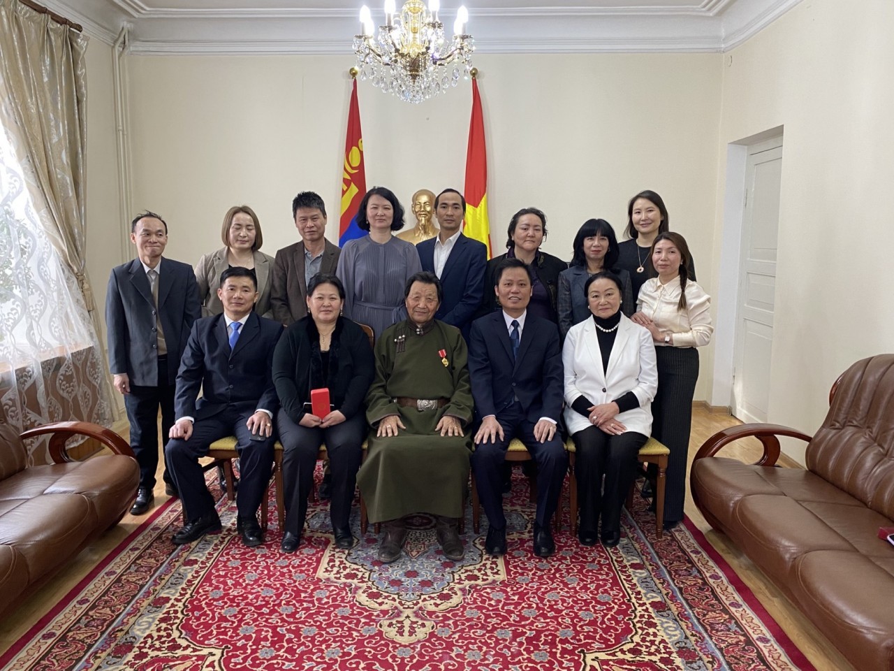 President of Mongolia - Vietnam Friendship Association Honoured with Friendship Medal