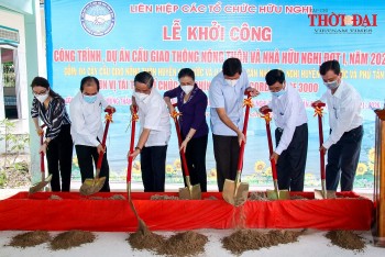 Construction of 4 Bridges and 25 Friendship Houses Kicks Off in Ca Mau