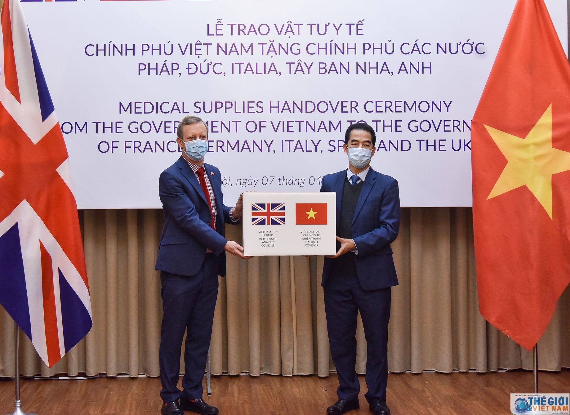 vietnam gifts 550000 face masks to uk france germany italy spain