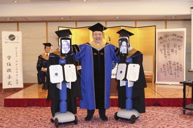 robots replace japanese students for graduation amid covid 19 crisis