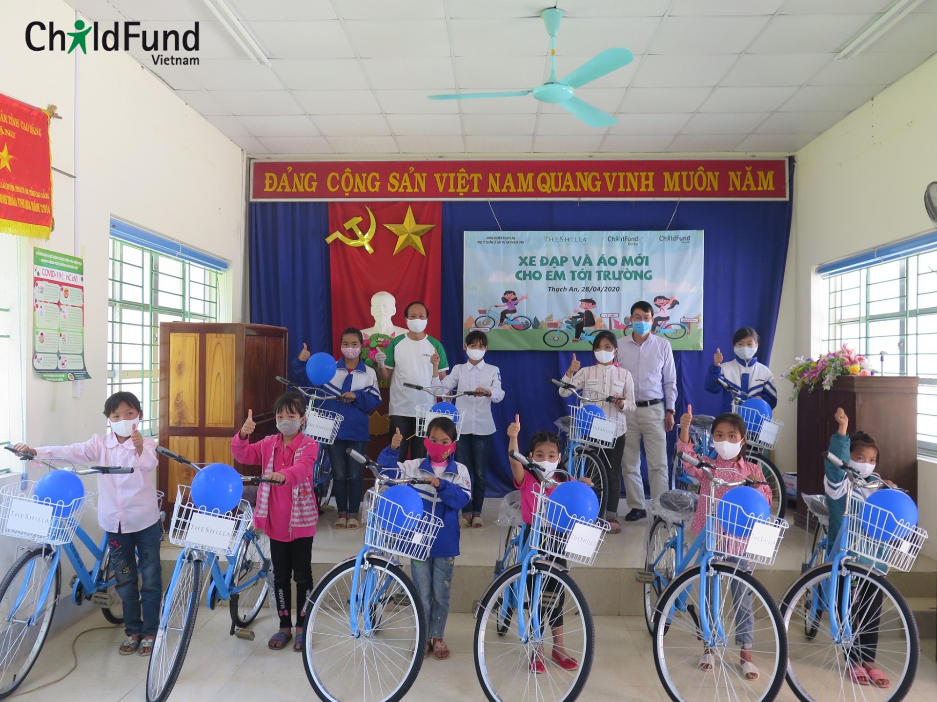 cao bang children benefit from childfund vietnam bicycles donation