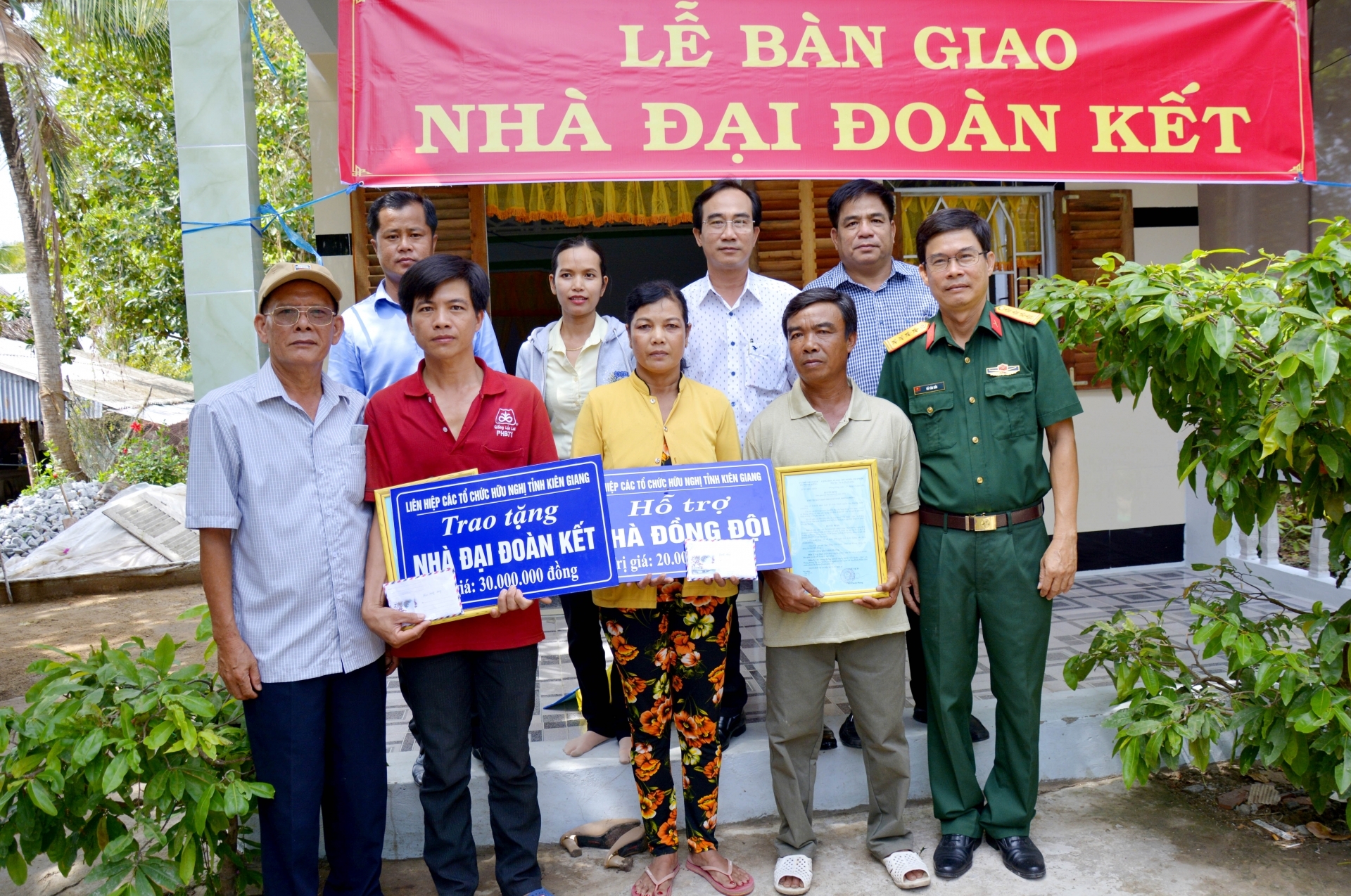 kien giang houses built for khmer households with difficulties