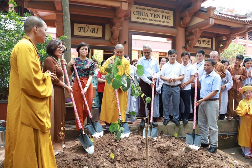 Hanoi plants Bodhi tree, symbol of Vietnam-India friendship