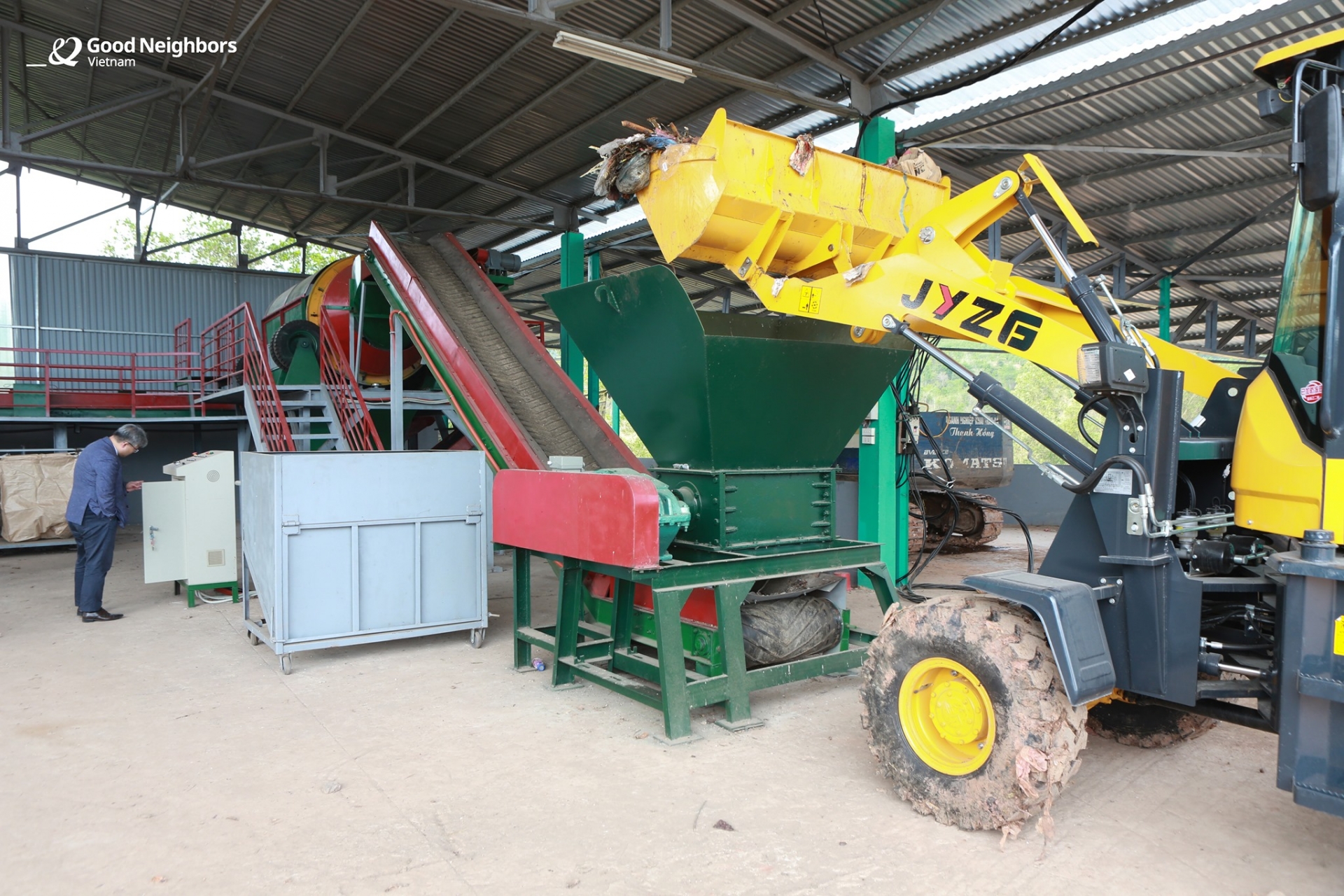 GNI hands over to Mai Chau (Hoa Binh province) waste treatment system