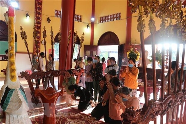 95 percent of Vietnam’s population follow religions and beliefs