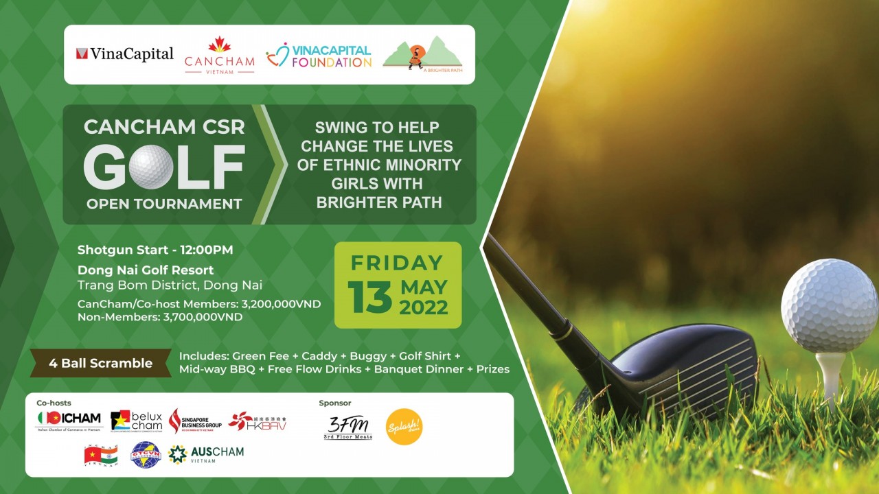 CanCham Charity Golf Tournament to Promote Ethnic Minority Girls' Education
