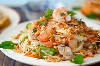 summer snack vietnamese transparent shrimp pork dumplings