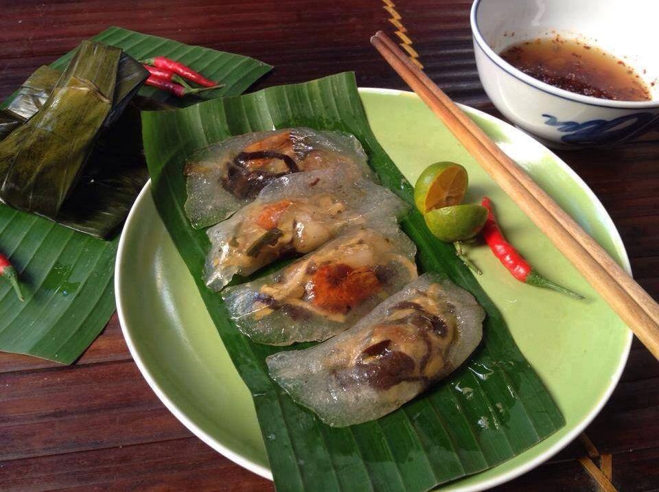 summer snack vietnamese transparent shrimp pork dumplings