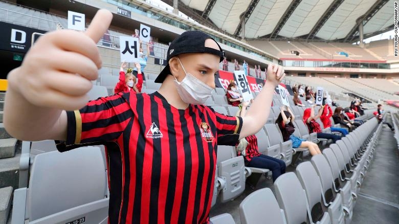 korean football club fined after filling empty seats with sex dolls