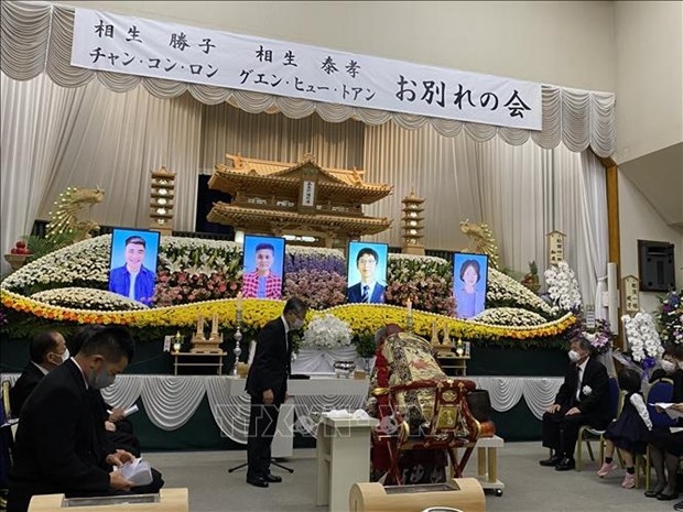 Funeral held in Japan’s prefecture for two Vietnamese victims in landslide