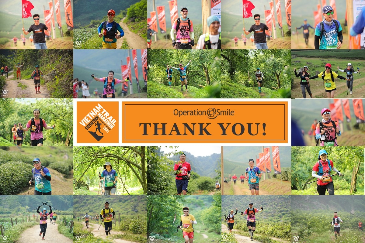 37 life-changing surgeries for 37 children thanks to Vietnam Trail Marathon 2021