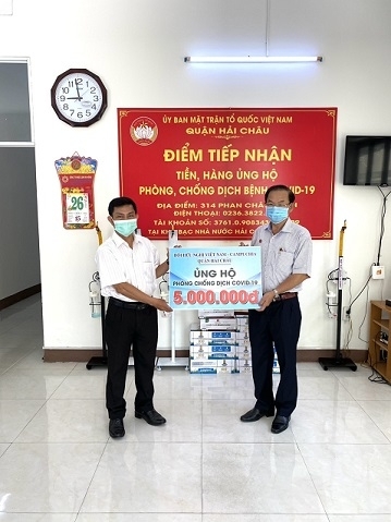 vietnam cambodia friendship association in da nang supports covid fight