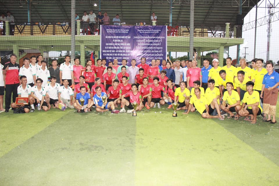 Vietnamese Communities in Four Southern-Laos Provinces Host Football Event
